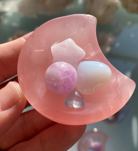 Rose Quartz Small Luna Bowl