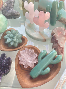Rose Quartz Succulent