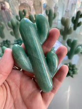 Load image into Gallery viewer, Self standing Aventurine Cactus