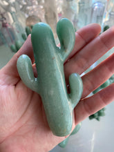 Load image into Gallery viewer, Self standing Aventurine Cactus