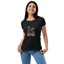 Load image into Gallery viewer, Women’s Blooming logo fitted t-shirt