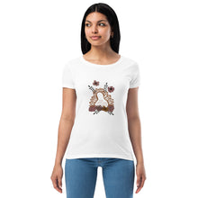 Load image into Gallery viewer, Women’s Blooming logo fitted t-shirt