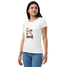 Load image into Gallery viewer, Women’s Blooming logo fitted t-shirt